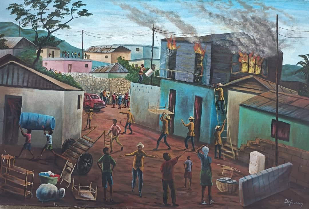 Paysage du feu