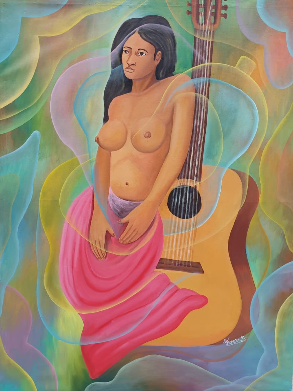 Femme a la guitare